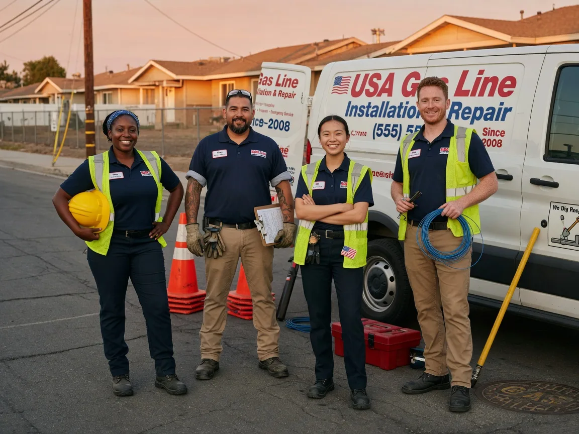 Gas Line Installation company in Palm, PA